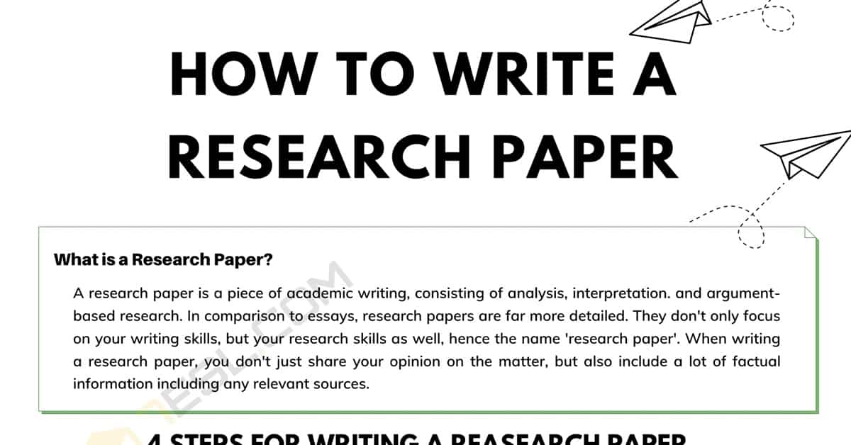 is writing a research paper hard