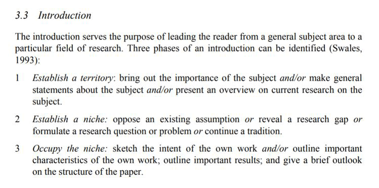 How to Write a Good Paper Introduction